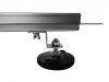 AQUALine - Odpływ liniowy podłogowy SLIM kwadrat chrom Obrotowy syfon ROZMIARY od 50 do120cm RSK01